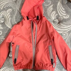 Hunter Kids Coral Raincoat with Hood